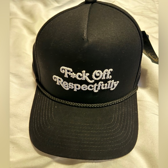 Other - Black Embroidered Cap
